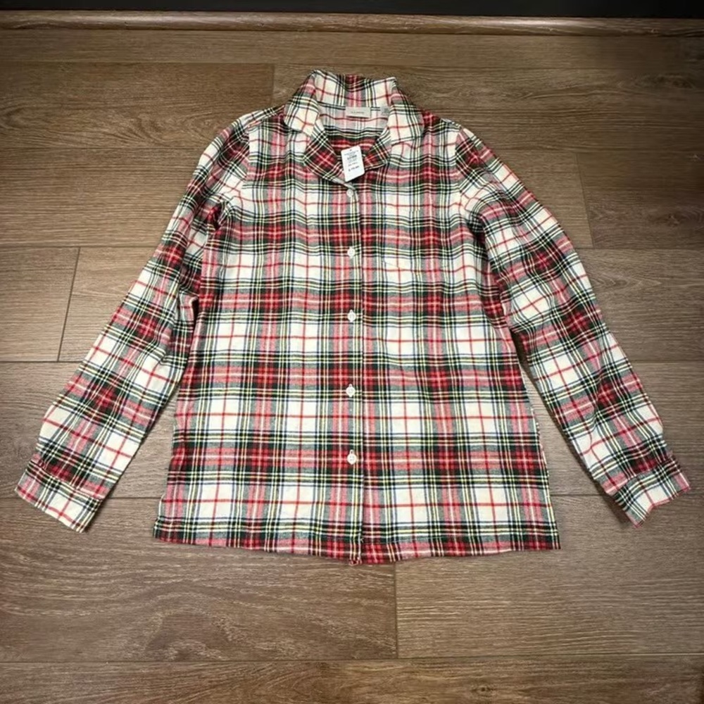 Plaid Button-Up Shirt